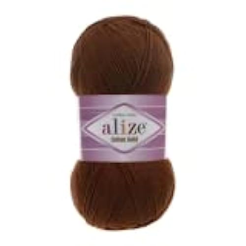 Image of 55% Cotton 45% Acrylic Alize Cotton Gold Yarn 1 Skein /Ball 100 gr 360 yds (690 - Dark Copper)