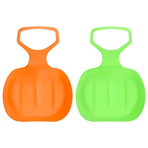 2 Stück Schneeschlittenbrett, Plastik Schnee Schieberei Slitpy Snowboard,...