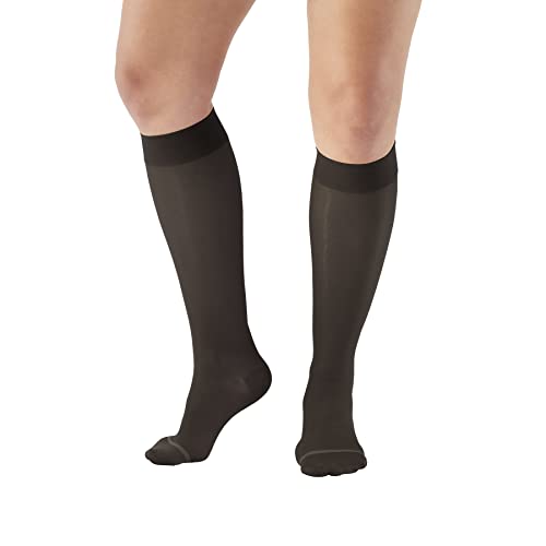Ames Walker Aw Style 16 Sheer Support 15 20Mmhg Ct Knee High Stockings Black #TOP10