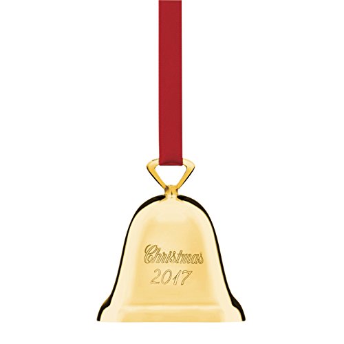 Reed & Barton Christmas Bell 2017 - Goldplated Ornament