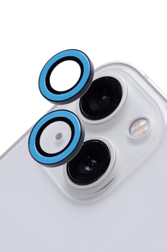 iFace Neo iPhone 13 mini /13 専用 カメラレンズ カバー 強化ガラス (ネオブルー)【 アイフェイス iPhone13 iPhone13mini カメラレンズプロテクター カメラフィルム 保護カバー キズ防止 汚れ防止 】