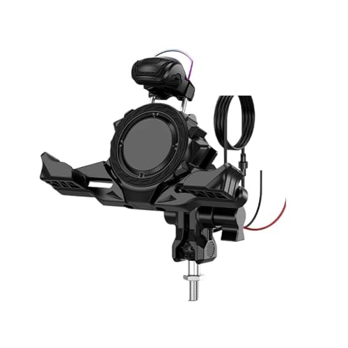 Support navigation GPS moto avec charge sans fil antichoc noir M10 B