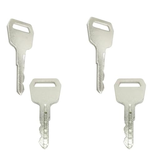 BCXFORK Ignition Key 57421-22060-71 511416 for Old Toyota Forklift and Equipment (Option A: 4pcs)