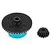 RZXYLRC Metal Differential Gear Set for Tamiya TT-02 TT-02B TT02 TT02B 1/10 RC Toys Car Upgrade Parts (Blue)