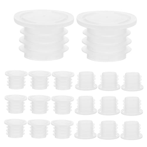 SOLUSTRE 100Pcs Plastic Bottle Caps Reusable Juice Bottle Lids Leakproof Replacement Plugs for Wide Mouth Jars for Sturdy Sealing of Wine Beer and Juice Bottles