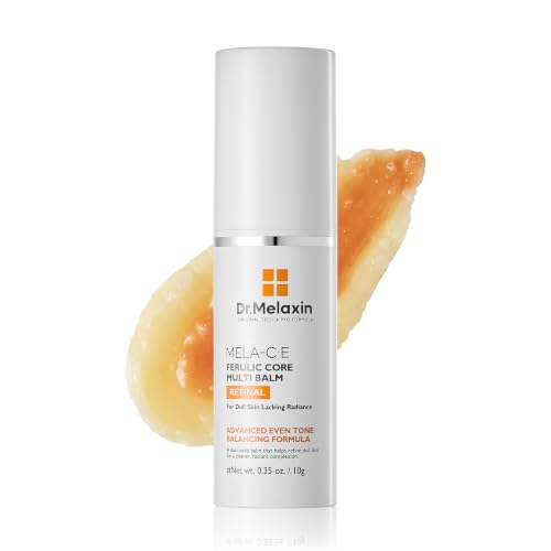 Image of Dr.Melaxin Mela-C.E Ferulic Core Multi Balm Dark Spots, Dark Circles & Fine Lines, Vitamin C.E + Ferulic Acid, Retinal, Korean Anti-Aging Glow Treatment Stick, 0.35 oz, 10g
