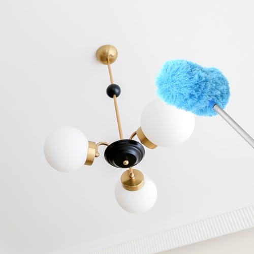 Image of PATIKIL Ceiling Fan Cleaner Duster, 12.9 inch to 47.2 inch, Microfiber Duster Extendable Handle Fan Blade Cleaning Tool Removable Washable for Furniture Blind, Green