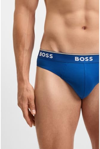 Boss Lettera 3P Power Mutande, Open Blue 487, Xxl Uomo - 5