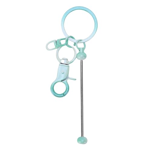 Kits d'artisanat de porte-clés Qcwwy avec perles en métal et charms amovibles pour portefeuilles