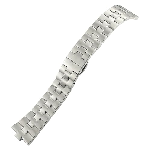 Bracelet montre acier convexe 25 7 mm pour remplacer un bracelet usé sans outil