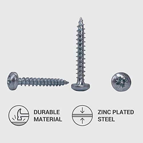 Confezione da 300 viti per legno DIN 7981 in
