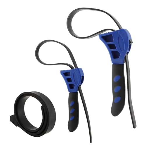 Adjustable Rubber Strap Wrench Set (2pcs)