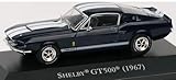 MAG PP08 1:43 Ford Mustang Shelby GT500 (1967) in Dark Blue/Black - American Car Collection Diecast Model Replica