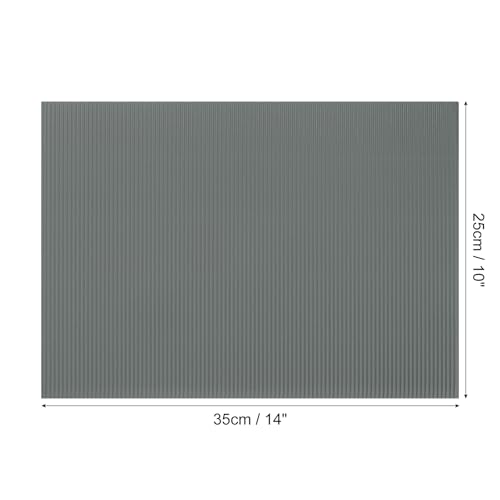Image of uxcell 10pcs Corrugated Cardboard Paper Sheets,Gray,14 inch x 10inch,for Craft and DIY Projects