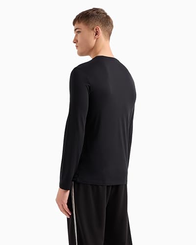 Image of Armani Exchange Men's Basic Long Sleeve Jersey Crew Neck Tee