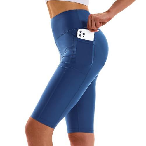 Image of HODOSPORTS Women's 3'' /5'' /7'' /9'' /12'' Swim Board Shorts UPF50+ High Waisted Quick Dry Swimsuit Bottoms with Pockets Liner