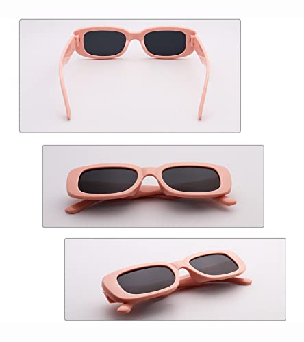 Rectangle Sunglasses for kids, Retro Fashion UV 400 Protection Square Frame Eyewear for girls and boys4