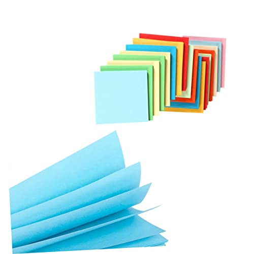 Hohopeti Bolsas 500 Unidades Crianças Cortando Papel Crianças Origami Papel De Construção Infantil C