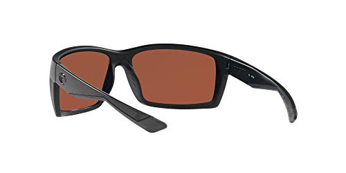 image for Costa Del Mar Men's Reefton Polarized Rectangular Sunglasses, Blackout