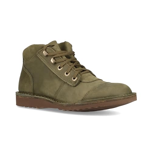 Image of JIM GREEN Men's African Ranger Boots Lace-Up Water Resistant Full Grain Leather Work or Hiking Boot