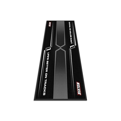 Tapis Moto Fusion SIXTEN 95x240 - Tapis Environnemental Moto - pour Les Paddocks et Le Garage - Lavable et Ecologique - Idéal Cadeau Moto
