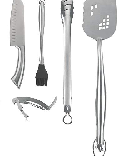 Napoleon PRO 5-teiliges Grillbesteck in Edelstahl 70031