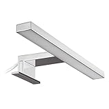 LED Aufbauleuchte SKY 300 mm neutralweiß (4000K) 230V / 5W Spiegelleuchte Schrankleuchte Badleuchte von SO-TECH