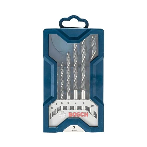 Bosch Jogo de brocas Madeira Mini X-Line 3-10mm 7 peças