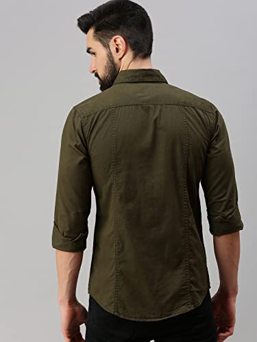 Image of Peppyzone Men's Regular Fit Cargo Shirt