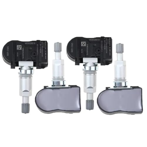タイヤ圧力センサー Compatible With Hyundai For I20 2008-2014 For IX20 2010-2015 タイヤ空気圧モニターセンサー TPMS 52933-1J000 と互換性あり(4pcs)