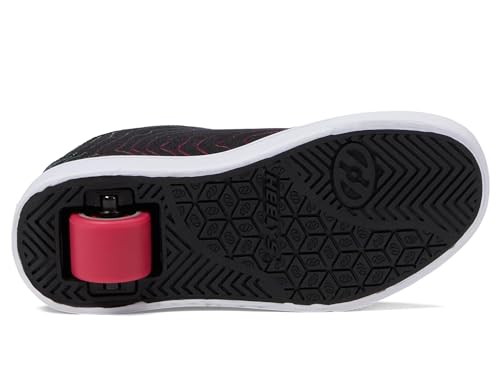 HEELYS Girl's Pro 20 Prints (Little Kid/Big Kid/Adult) Black/Rainbow 1 Little Kid M3