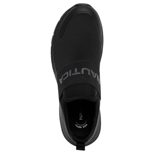 Image of Nautica Men's Slip-On Sneakers - Casual Fashion Shoes for Walking, in Medium & Wide Widths
