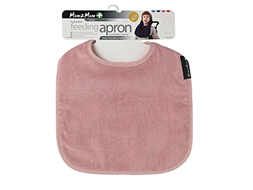 Mum 2 Mum Plus Adult/Special Needs Back Opening Feeding Apron in Dusty Pink - Image 2