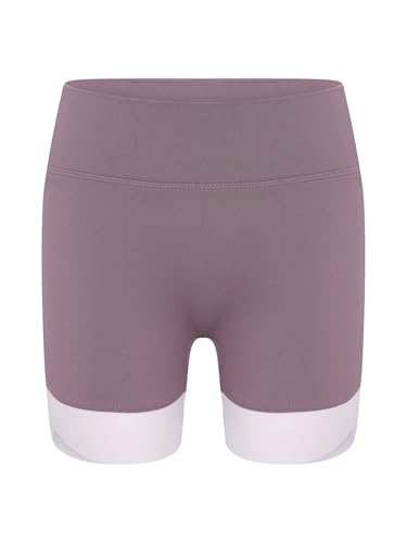 Kids Girls Workout Yoga Shorts High Waist Stretchy Cycling Shorts Bike Fitness Gym Bottoms3