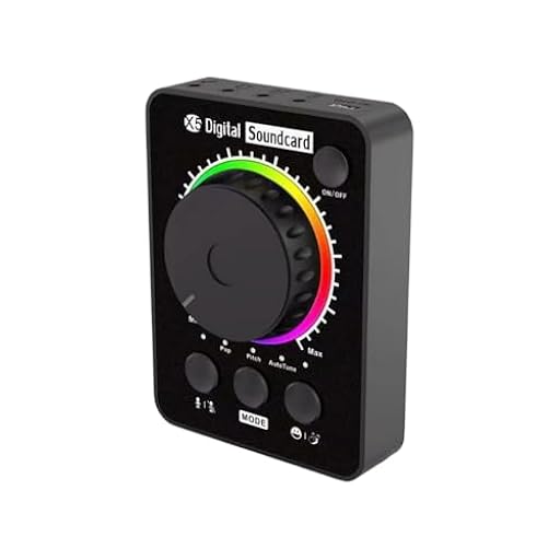 Sound Card - External Audio Interface Hub, Streaming Voice Changer, Interactive Sensitive Touch Panel, Real Time Vocal Monitoring Buffer, Studio Recording Equipment for Content Creator | Ya disponible en tu tienda friki favorita! En mundofriki.es!