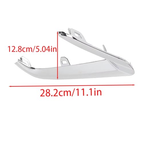 Cubierta de luz antiniebla cromada para GMC Terrain 2018-2021 de parachoques delantero 23335550 2