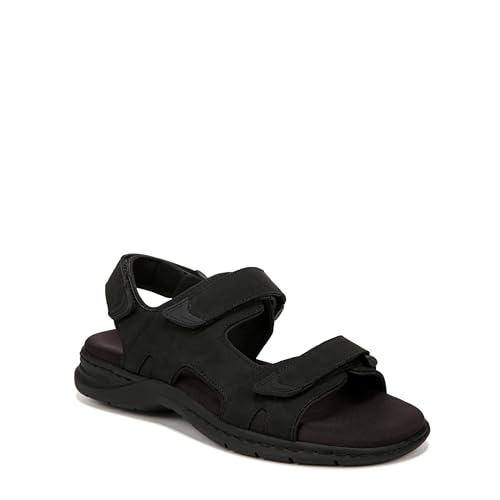 Dr. Scholl's Mens Granger Sandal Black 12 M