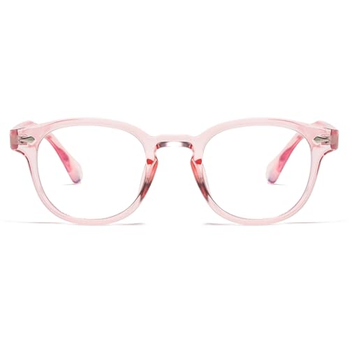 Image of Retro Round Blue Light Blocking Glasses for Men Women, Vintage Frame Non-prescription Computer Reading Eyeglasses