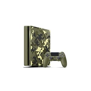 PlayStation 4 Slim 1TB Limited Edition Console – Call of Duty WWII Bundle [Discontinued] (Renewed)