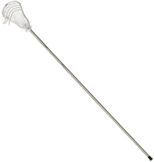 STX Lacrosse CS X10X WE DY/ADX7 77/PL X10 Defense Complete Lacrosse Stick with Hammer 7000 Shaft, White/Platinum