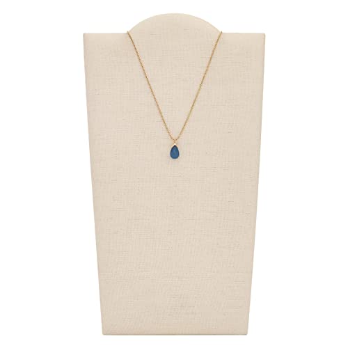 Skagen Women's Sea Glass Blue Glass Pendant Necklace (Model: Skj1631710) #TOP3