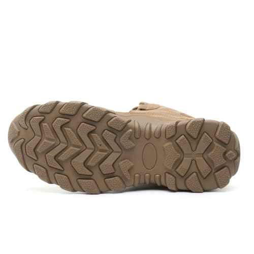 Work Boots for Men Comfortable Steel Toe Boots，Indestructible Industrial & Construction Safety Shoes Non Slip Mens Composite Toe Boots4