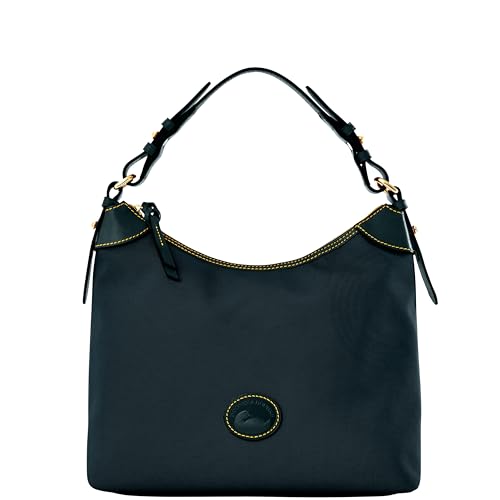 Dooney & Bourke Shoulder Bags for Women, Large Nylon Shoulder Bag with Removable & Adjustable Leather Handle