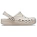 Crocs Unisex-Adult Baya Clogs, Cobblestone, 9 Men/11 Women