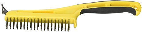 Brosse métallique HYDE TOOLS 46810 avec grattoir intégré pour décaper - 2