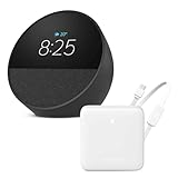 【セット買い】Echo Spot ブラック + SwitchBot スマートリモコン Hub Mini (温湿度センサー搭載・Matter対応版)