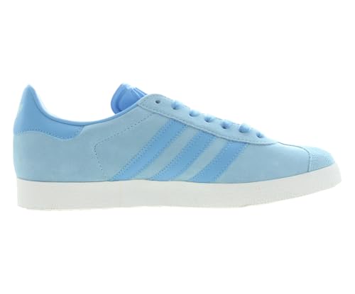 adidas Men's Gazelle Sneaker, Clear Blue/Light Blue/Off White, Size 11.52