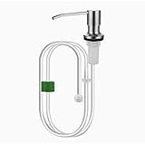 SIMSIN Built in Soap Dispenser for Kitchen Sink, Countertop Soap Dispenser Pump with 47" Extension T