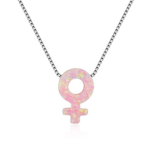 Symbole féminin en argent sterling 925 bijoux femme tendance et accessoires mode