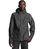 The North Face Men’s Venture 2 Waterproof Hooded Rain Jacket, TNF Dark Grey Heather/TNF Dark Grey Heather/TNF Black, Large